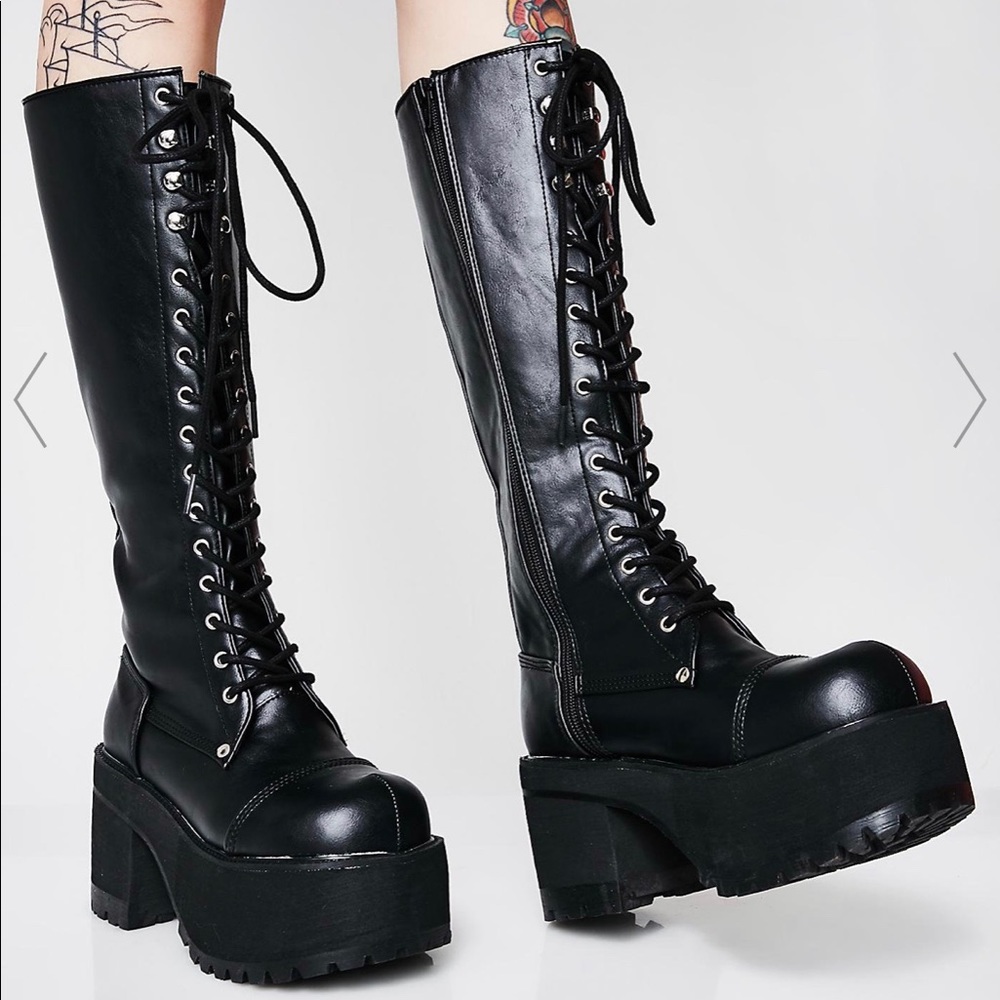 Lurk in’ On Ya Platform Boots